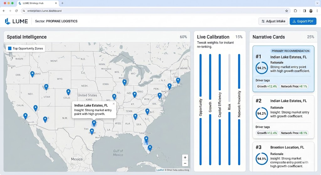 LUME Strategy Hub Dashboard